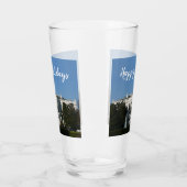 Weihnachtsweißhaus Glas (Links)