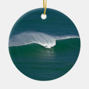 Weihnachtswelle Keramikornament