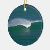 Weihnachtswelle Keramikornament (Links)