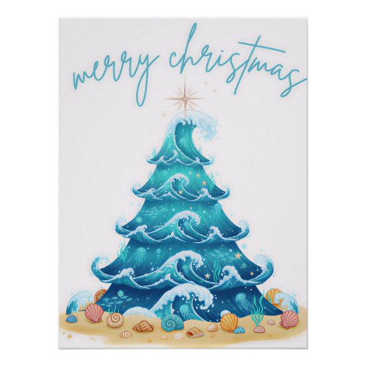 Weihnachtswellen Poster (Vorderseite)