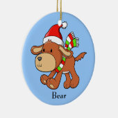 Weihnachtswelpe "Bär" Ornament (Rechts)