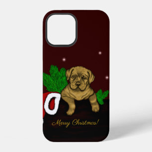 Weihnachtswelpe iPhone 12 Hülle