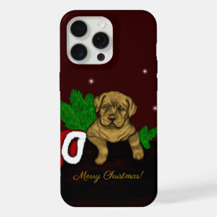 Weihnachtswelpe iPhone 15 Pro Max Hülle