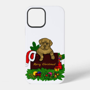 Weihnachtswelpe iPhone 12 Hülle