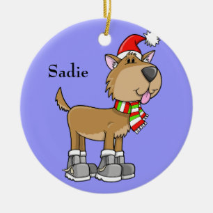 Weihnachtswelpe "Sadie" Ornament