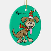 WeihnachtsWelpe "Sparky" Ornament (Rechts)