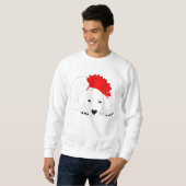 Weihnachtswelpe Sweatshirt (Vorne ganz)