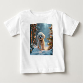 Weihnachtswelpen Baby T-shirt