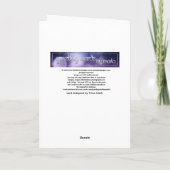 Weihnachtswelpen Grußkartendesign 3 Feiertagskarte (Rückseite)