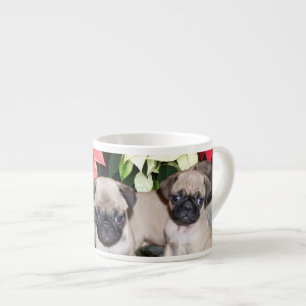 Weihnachtswelpen, Mops Espressotasse