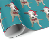 Weihnachtswelpen-Packpapier Geschenkpapier (Rolleneckpunkt)