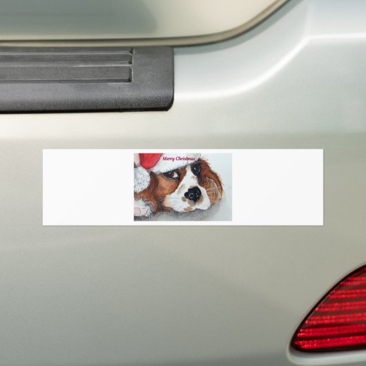 Weihnachtswelthund Autoaufkleber (Auf Auto)