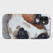 Weihnachtswelthund Case-Mate iPhone Hülle (Rückseite (Horizontal))