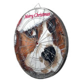 Weihnachtswelthund Dartscheibe (Vorderseite rechts)