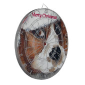 Weihnachtswelthund Dartscheibe (Vorderseite Links)
