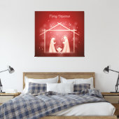 Weihnachtswerbung Leinwanddruck (Insitu (Schlafzimmer))