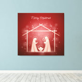 Weihnachtswerbung Leinwanddruck (Insitu (Holzboden))