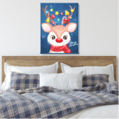 Weihnachtswerbung Leinwanddruck (Insitu (Schlafzimmer))