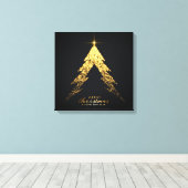 Weihnachtswerbung Leinwanddruck (Insitu (Holzboden))