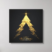 Weihnachtswerbung Leinwanddruck (Vorderseite)