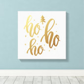 Weihnachtswerbung Leinwanddruck (Insitu (Holzboden))