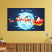 Weihnachtswerbung Leinwanddruck (Insitu (Wohnzimmer))