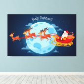 Weihnachtswerbung Leinwanddruck (Insitu (Holzboden))