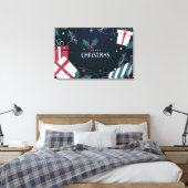 Weihnachtswerbung Leinwanddruck (Insitu (Schlafzimmer))