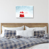 Weihnachtswerbung Leinwanddruck (Insitu (Schlafzimmer))