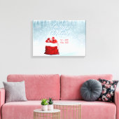 Weihnachtswerbung Leinwanddruck (Insitu (Wohnzimmer))