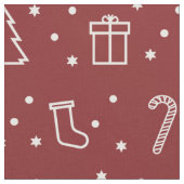 Weihnachtswerk Stoff (Nahaufnahme)