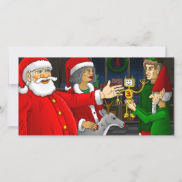 Weihnachtswerkstatt Feiertagskarte