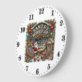 Weihnachtswerkstatt Große Wanduhr (Winkel)