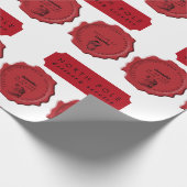 Weihnachtswerkstatt Individuelle Name Weihnachtsfe Geschenkpapier (Ecke)