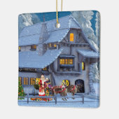 Weihnachtswerkstatt Keramikornament (Links)