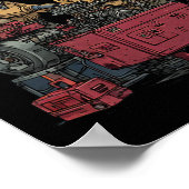 Weihnachtswerkstatt Motor Rep Poster (Ecke)