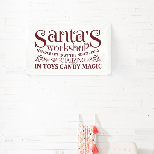 Weihnachtswerkstatt Nordpol Weihnachten Banner (InSitu)