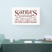 Weihnachtswerkstatt Nordpol Weihnachten Banner (Messe)