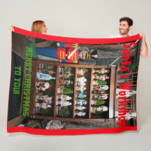 Weihnachtswerkstatt Nutcrackers Fleece Blanket