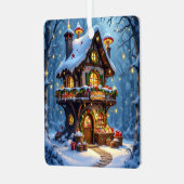 Weihnachtswerkstatt Personalisiert Ornament Aus Metall (Vorderseite links)