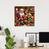 Weihnachtswerkstatt Poster (Heimbüro)
