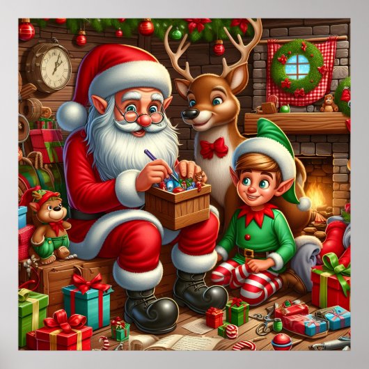 Weihnachtswerkstatt Poster (Vorne)