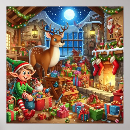 Weihnachtswerkstatt Poster (Vorne)