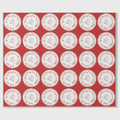 Weihnachtswerkstatt Weihnachten Geschenkpapier (Flach)