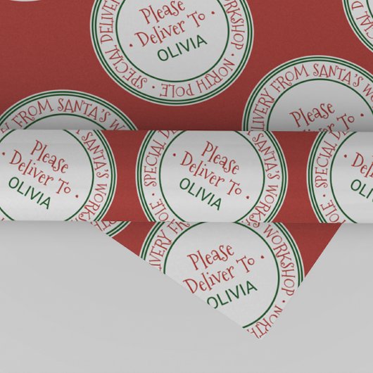 Weihnachtswerkstatt Weihnachten Geschenkpapier