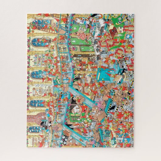 Weihnachtswerkstatt Weihnachtschaos Puzzle (Vertikal)