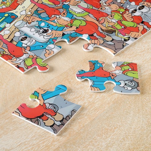 Weihnachtswerkstatt Weihnachtschaos Puzzle (Seite)