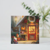 Weihnachtswerkstatt Weihnachtskarte (Stehend Vorderseite)