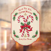 Weihnachtswerkstätte in Nordpol Fensteraufkleber (Blatt 2)