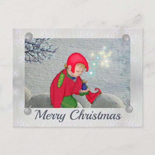 Weihnachtswich Postkarte (Vorderseite)